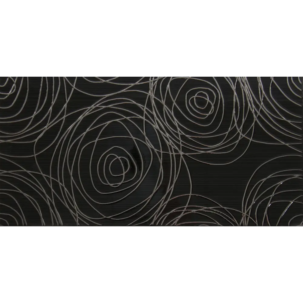 Вставка «Ночь» 25х50 см цвет черный BELANI STLM-2169992