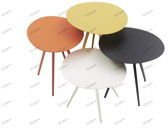 Segis Круглый журнальный столик из металла Agorà Agora sun-id-1470329