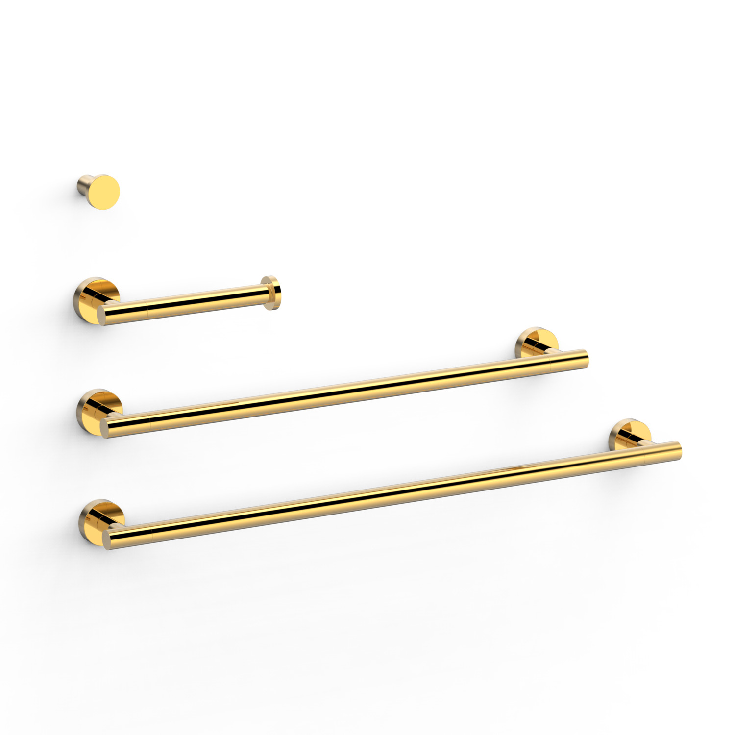 Набор из 2 полотенцесушителей + 1 держателя для полотенец + 1 вешалки-09598102OR TRES Redondo