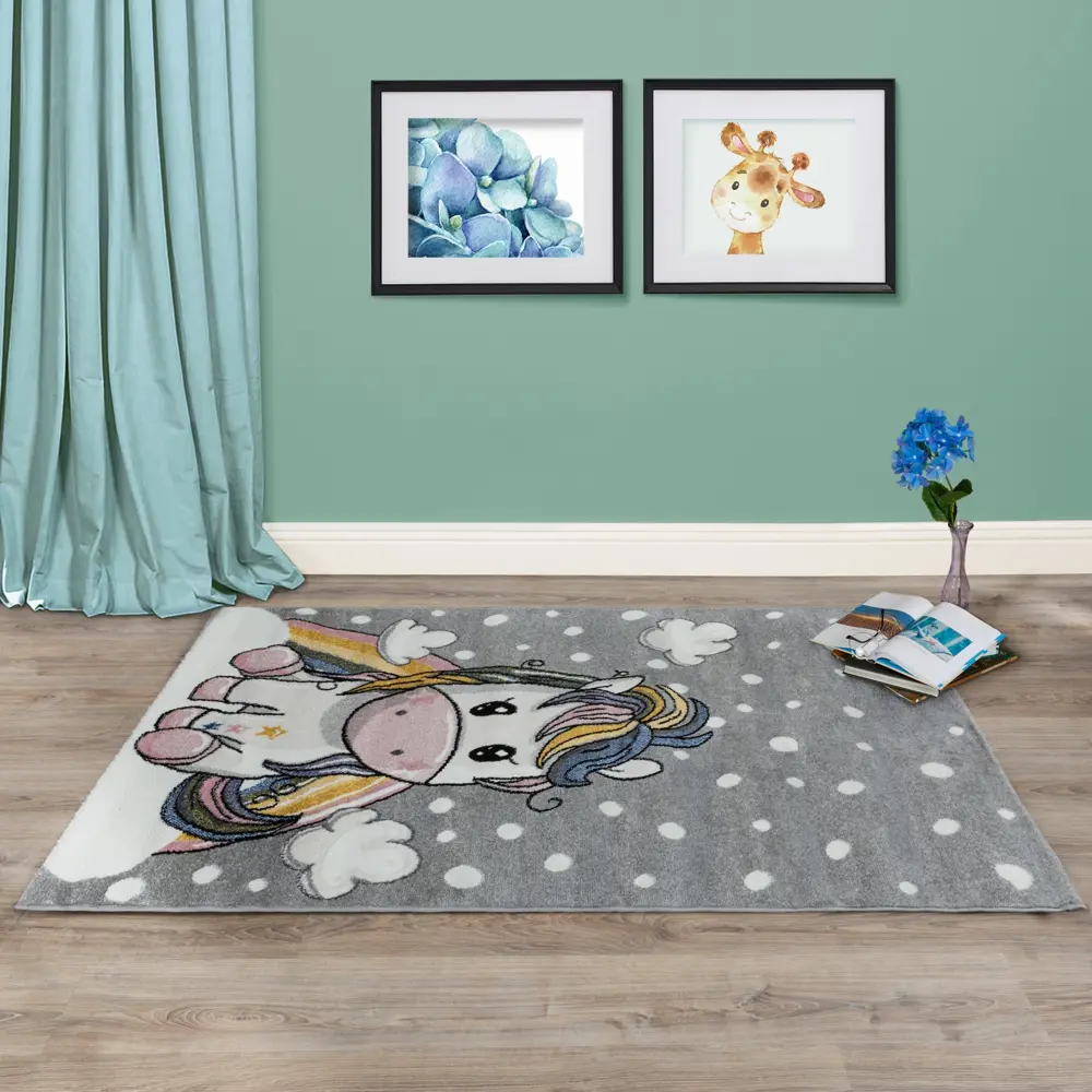 Ковер полипропилен Inspire Fun E3735A 120x170 см цвет разноцветный STLM-2050583