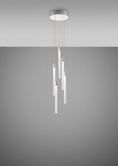 Fabbian Подвесной светильник прямого света из боросиликатного стекла Multispot sun-id-1460704 - Вид №1