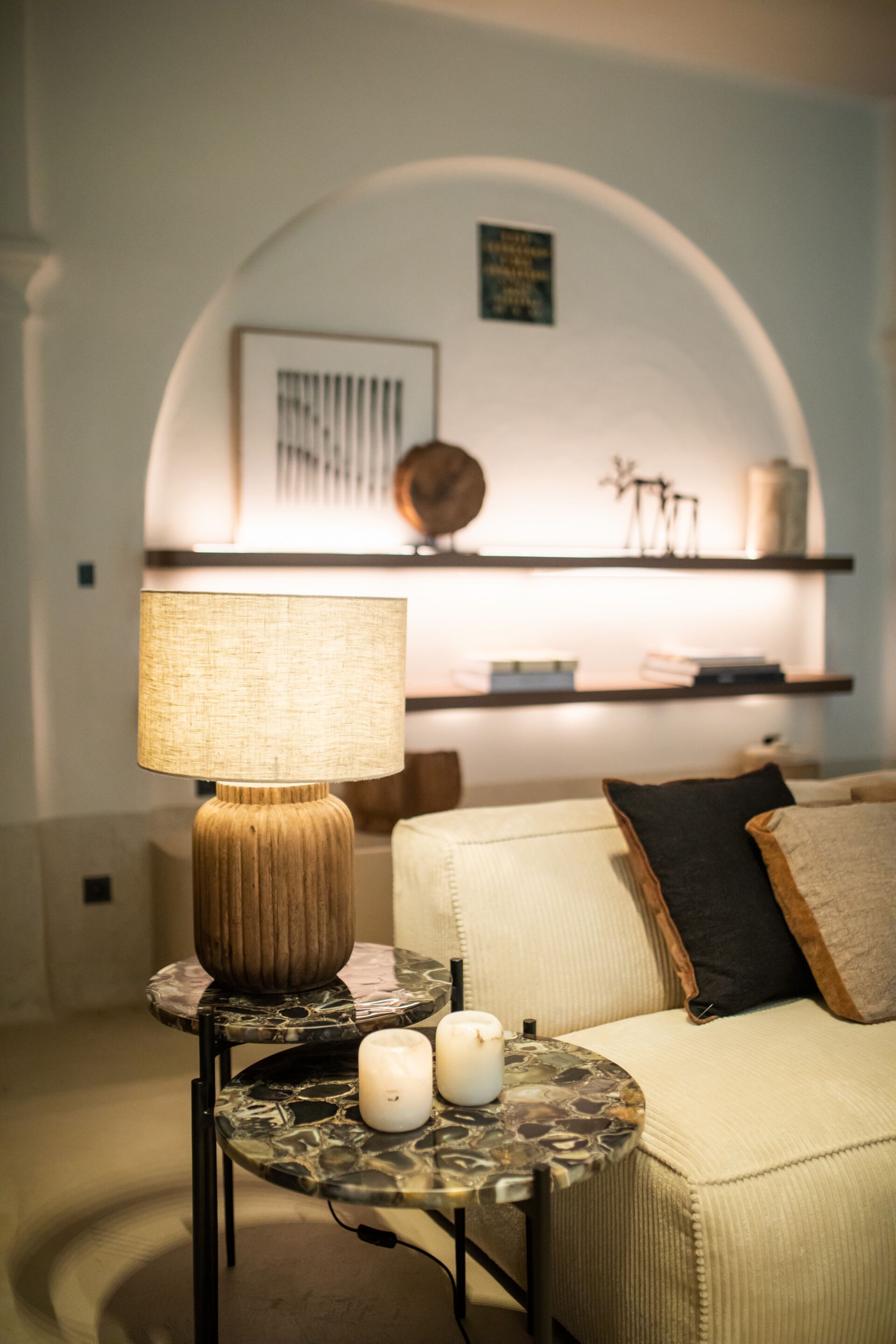 Круглая столешница из агатового камня POMAX AGATA ARCH-00105929 - Вид №20