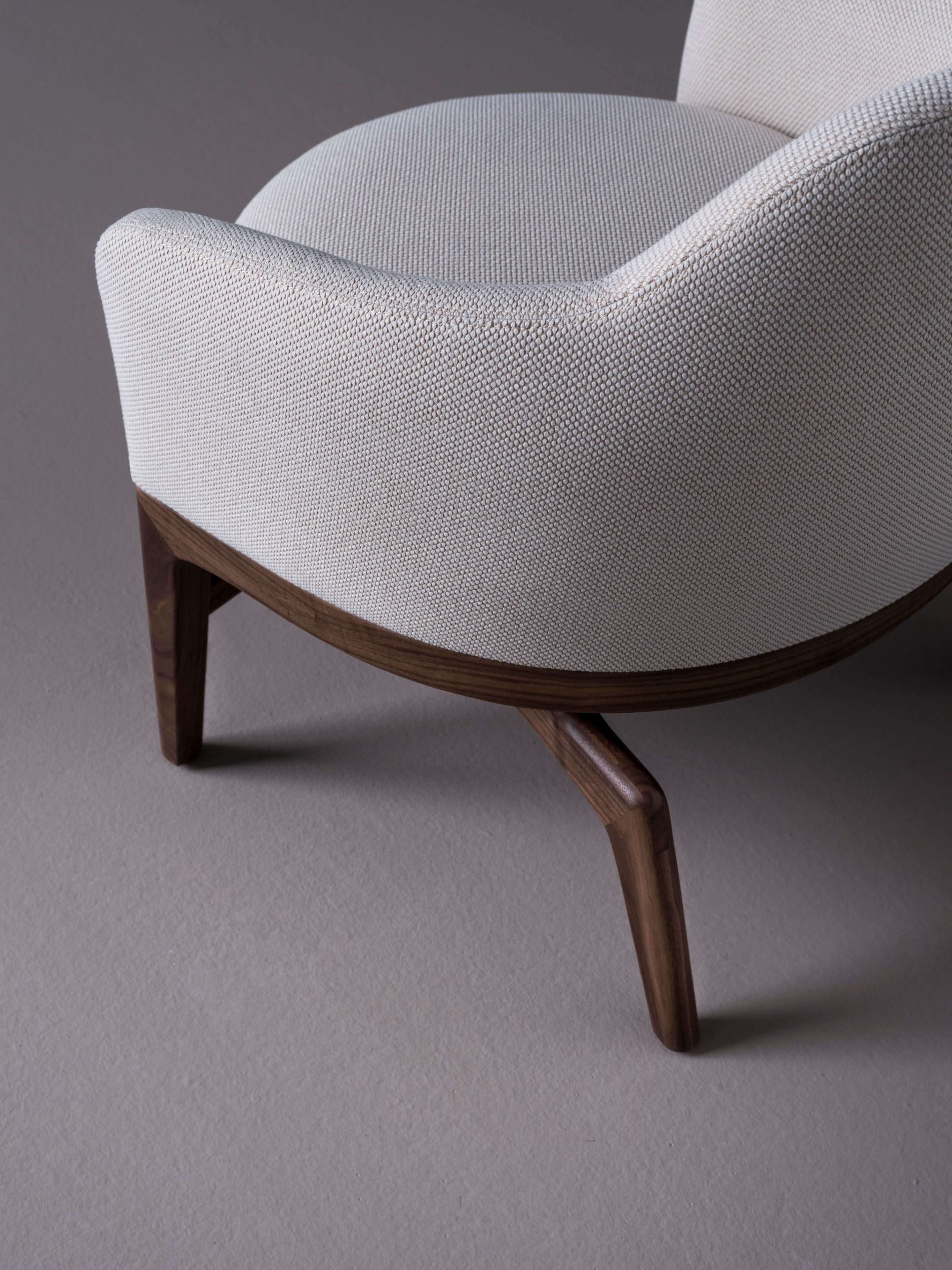 Тканевое кресло с подлокотниками PIAVAL MACARON-Contract ARCH-00095336 - Вид №3