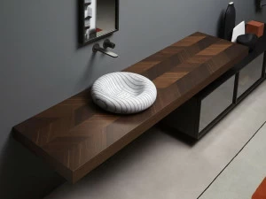 Antonio Lupi Design Столешница для умывальника из термо дуба