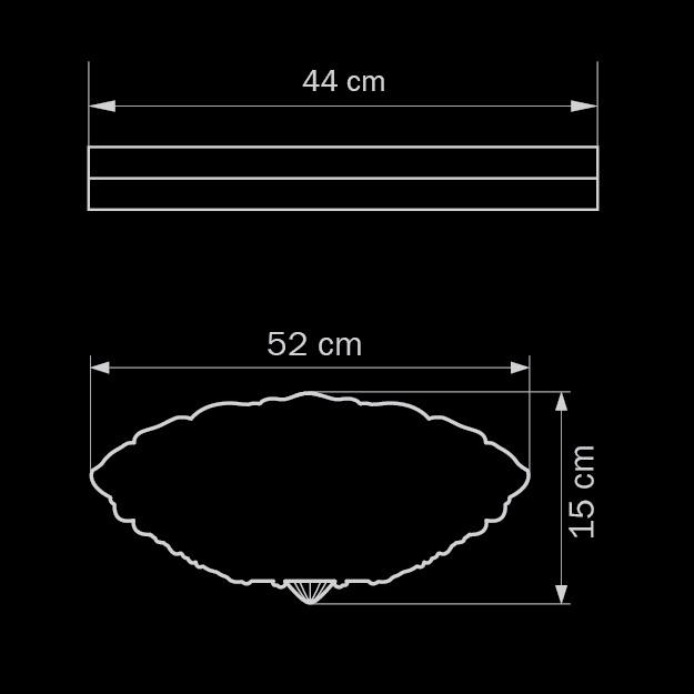 Потолочный светильник Lightstar Murano 604103 Жёлтый LIGHTSTAR ДИЗАЙНЕРСКИЕ, MURANO 073573 Желтый  - Вид №1