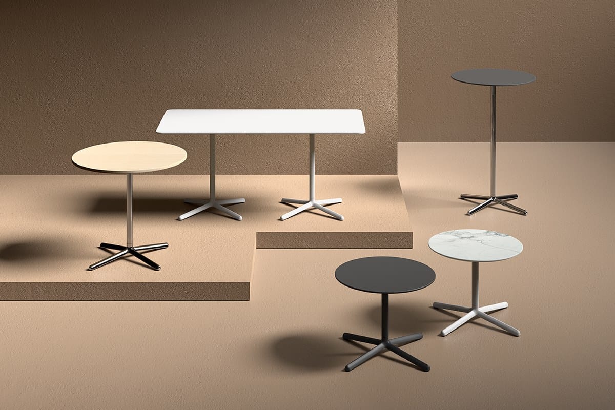 Круглый стол из литого алюминия со спицами arrmet Clivo ARCH-00015198 - Вид №1