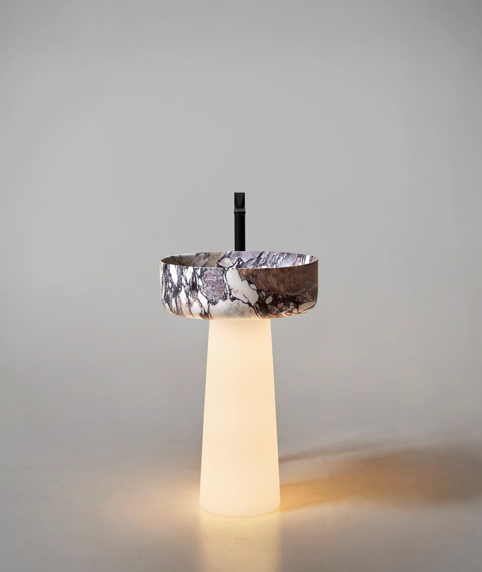 Круглая отдельно стоящая раковина из мрамора Calacatta и Flumood Antoniolupi ALBUME LUX ARCH-00117963 - Вид №2