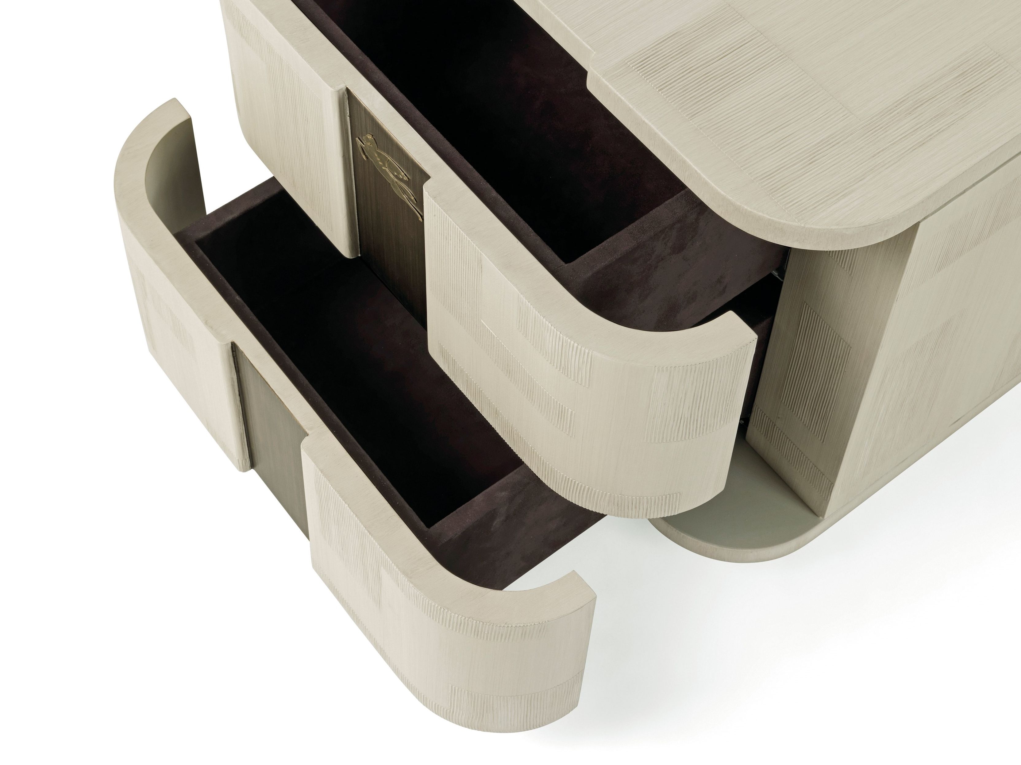 Многослойная прямоугольная тумбочка с ящиками ETRO Home Interiors Lasa ARCH-00051539 - Вид №2