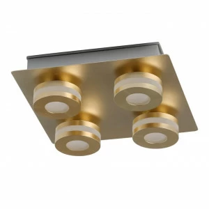 Потолочный светодиодный светильник De Markt Пунктум 3 549010904 DE MARKT ДИЗАЙНЕРСКИЕ 202201 Золото