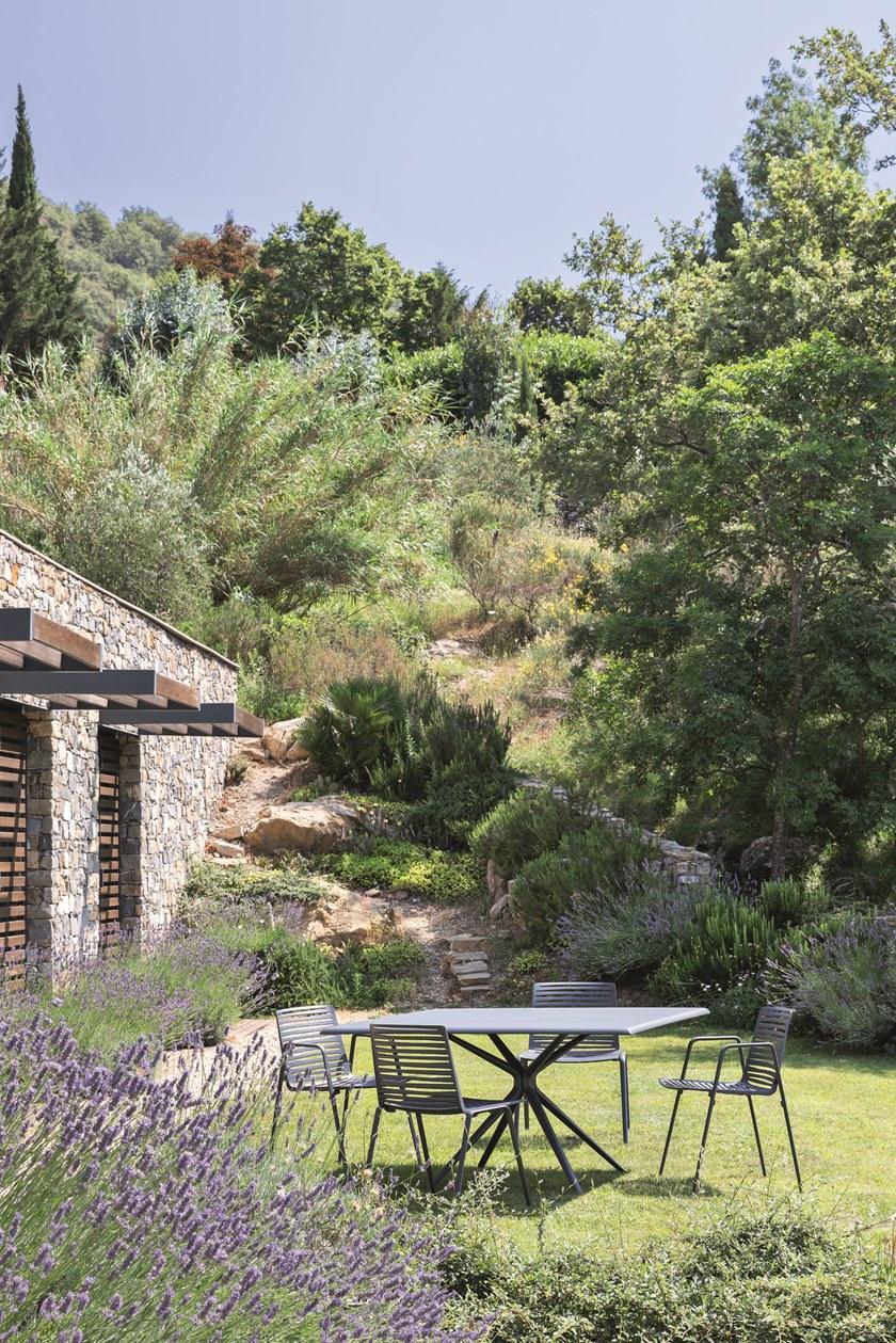 FAST Круглый садовый стол из алюминия Moai 92t14a - Вид №4