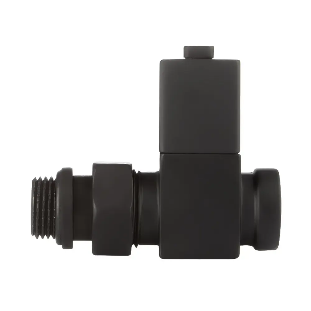 Набор вентилей для радиатора Royal Thermo Cube 1/2" прямой цвет черный 89353150 STLM-2003131  - Вид №7