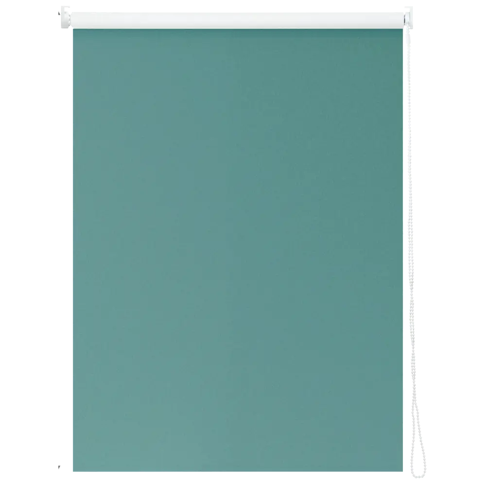 Штора рулонная блэкаут Inspire Santos 80x160 см бирюзовая Celadon 2 82692240 STLM-2063808