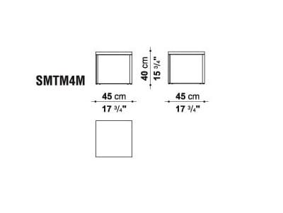 Квадратный журнальный столик Maxalto Lithos ARCH-00074771 - Вид №4
