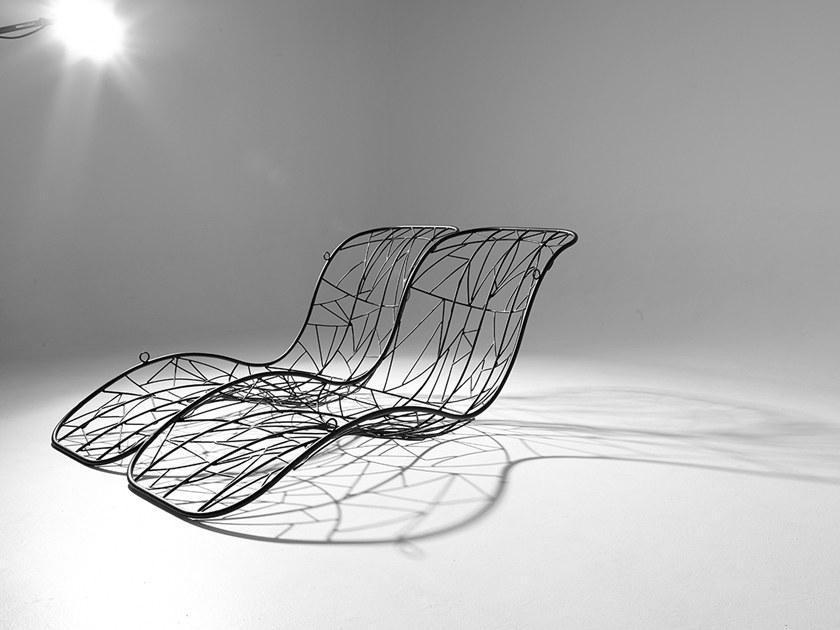 Studio Stirling 2-местное подвесное сиденье из стали с порошковым покрытием Recliner sun-id-1381838 - Вид №6