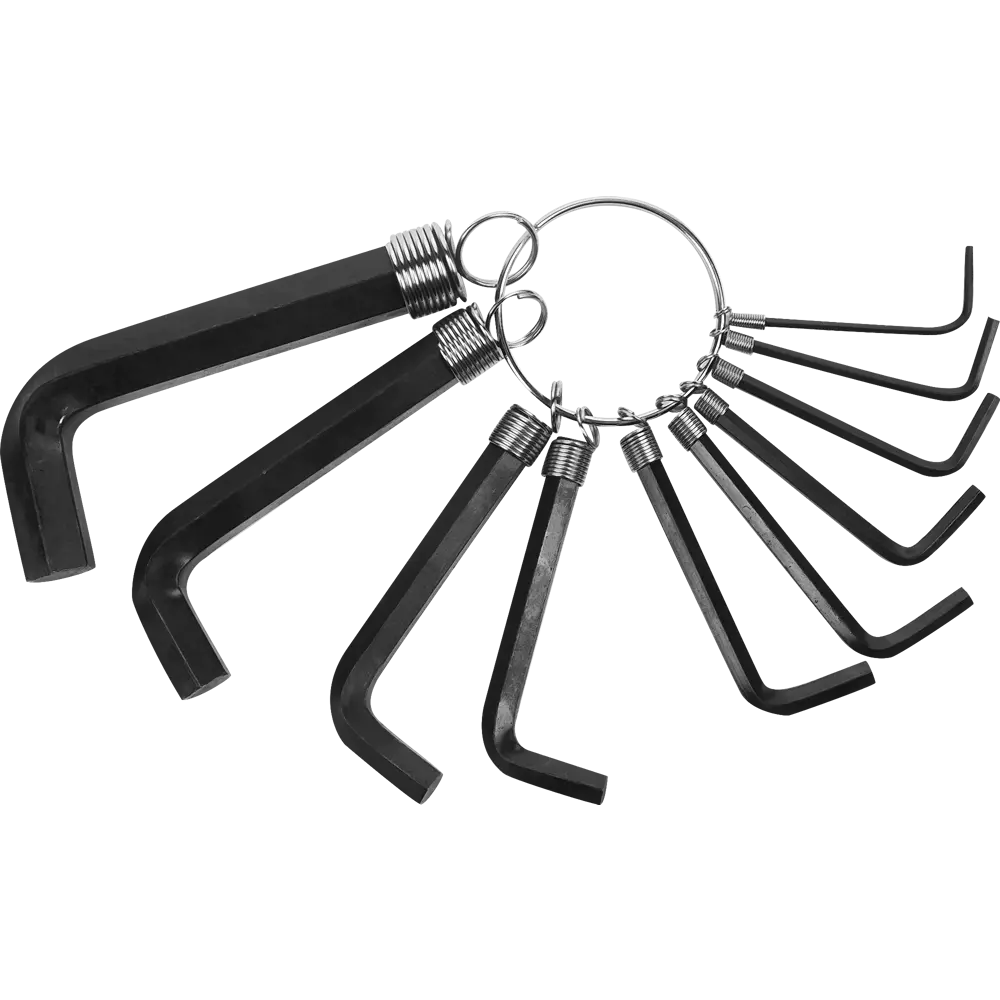 Набор шестигранных ключей Sparta для мебельной сборки, 10 предметов 84951361 STLM-0057235