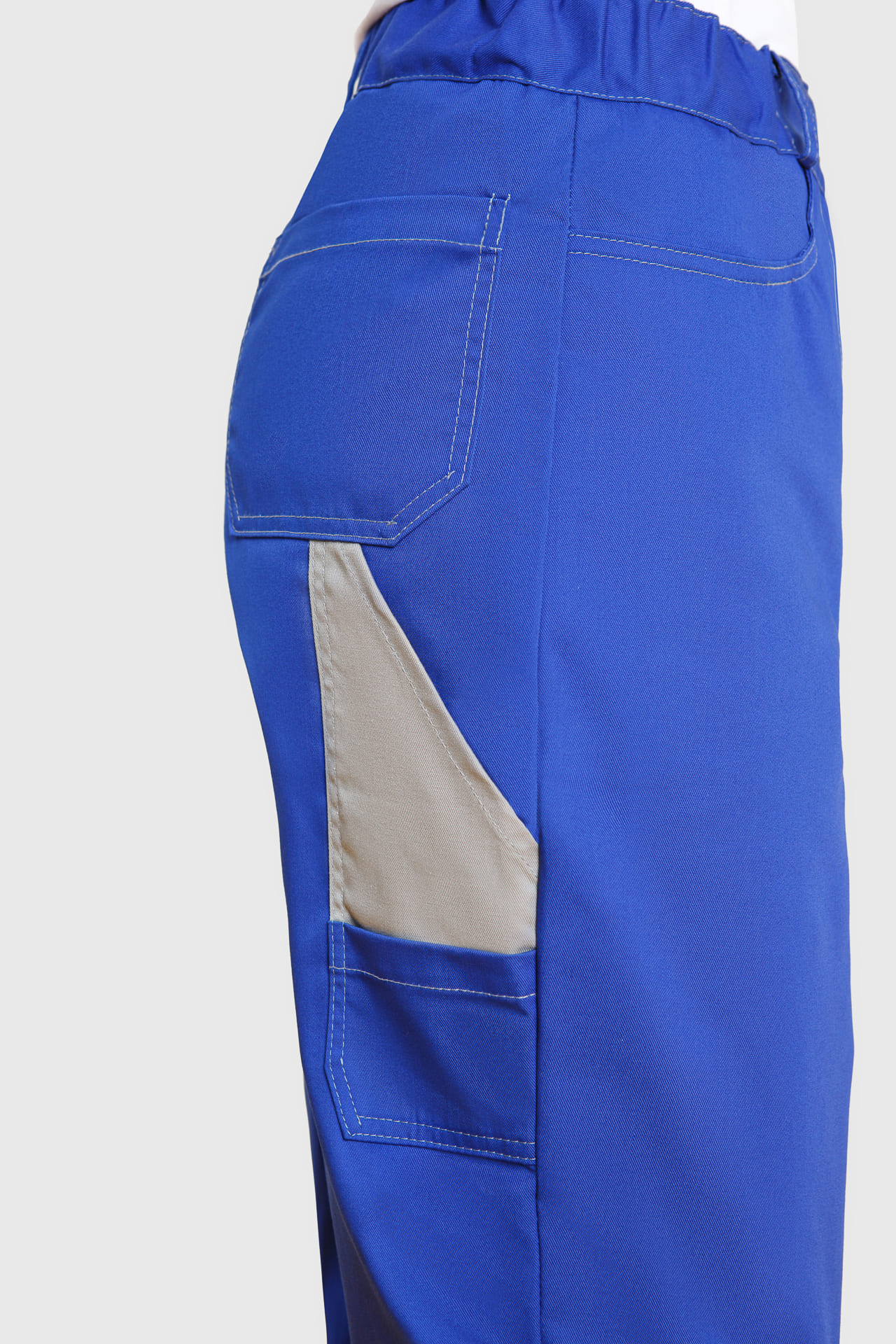 65194 Костюм "Профессионал" женский василек-светло-серый  Летняя спецодежда  размер 44-46/158-164  - Вид №20