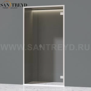 Effegibi FIT A 120 Стеклянная правая дверь без порога с профилем из алюминия. Размеры: длина 120 см, высота 210 см HP10010004