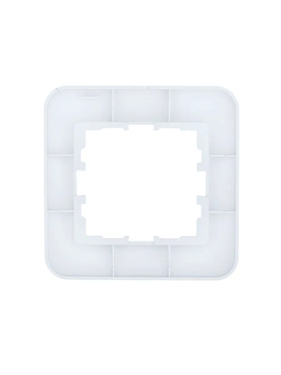 ASTI Рамка 1-ая горизонтальная б/вст белая LEZARD 7081-0200-146 - Вид №2