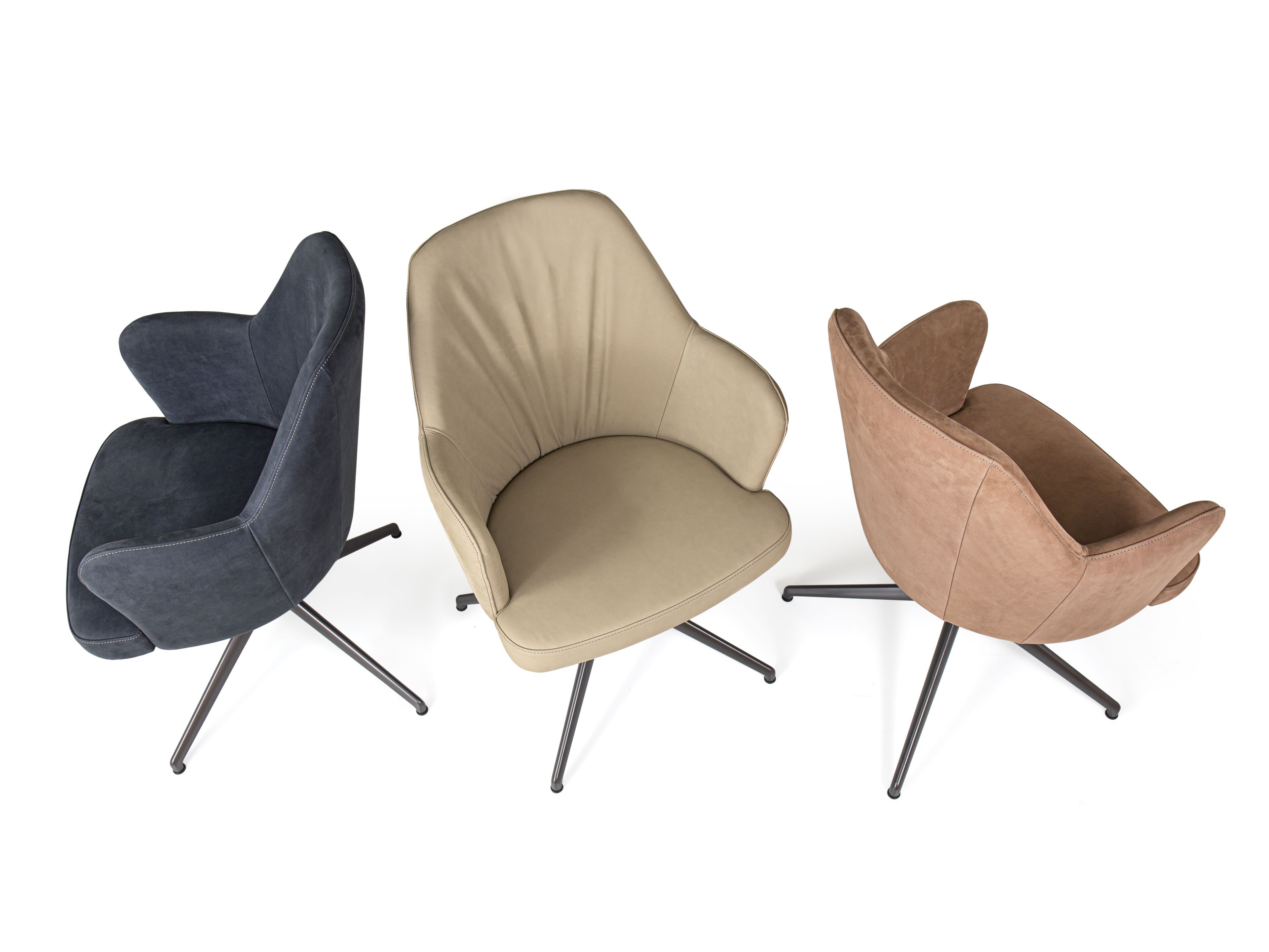 Кожаный поворотный операционный стул с подлокотниками Borzalino Bob ARCH-00119494 - Вид №8