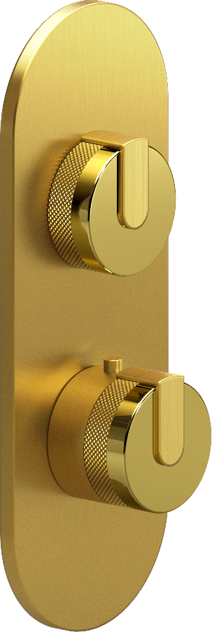 E-8026-R1PBE0-L1BAU-BAU-T Планка M-Series с 2 ручками - Внешняя часть GRAFF MOD+