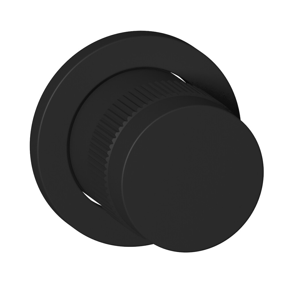 Комплект внешних частей настенного прогрессивного смесителя на 1 потребителя. WE ARE IB rx305np Matt Black Reflex