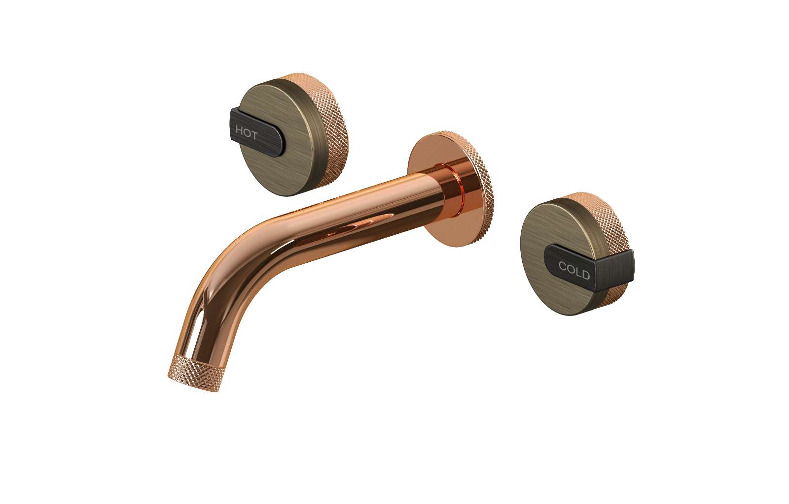 E-11530-R1VBB-L1BOX-RG Смеситель для умывальника из 19,1см носикем (внешняя часть) GRAFF MOD+