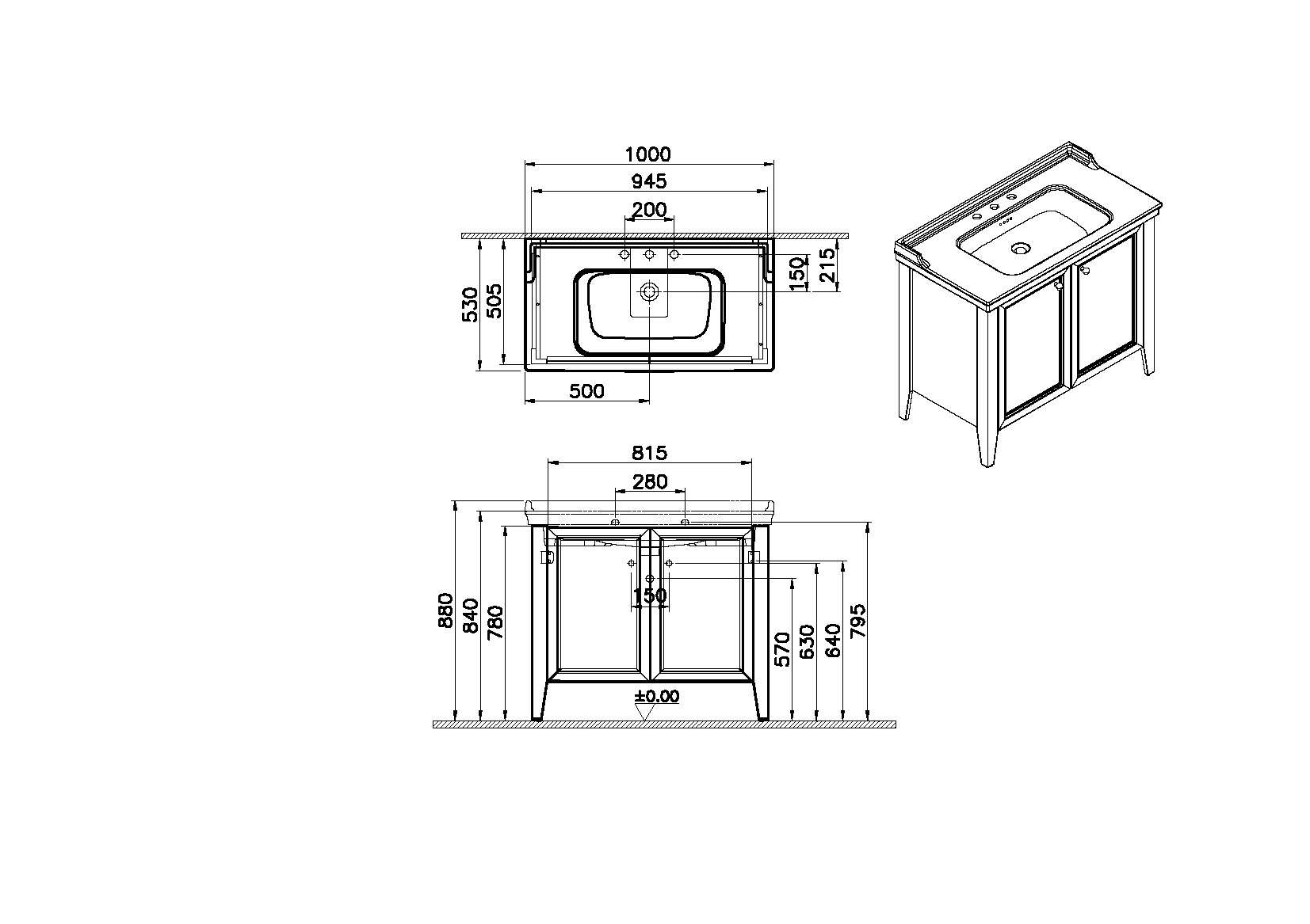 65771 Раковина Vitraglobal Valarte  - Вид №1