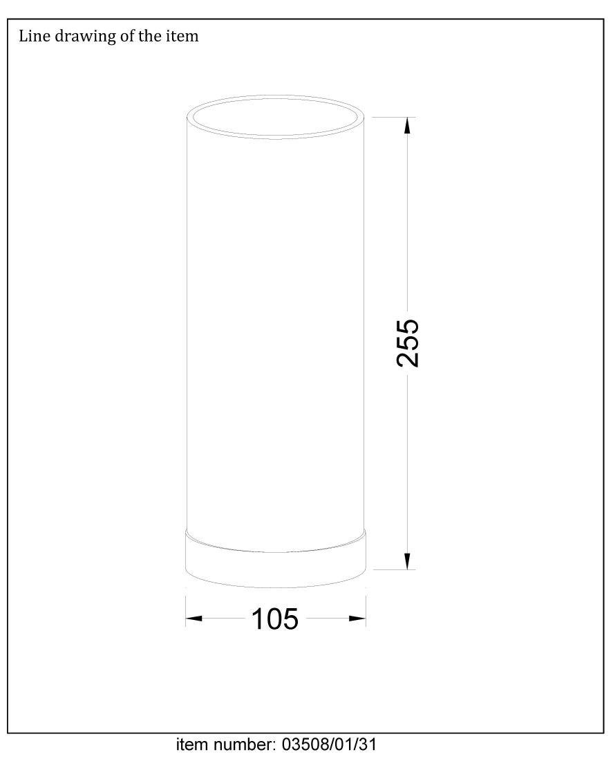 Настольная лампа Lucide Tubi 03508/01/31 LUCIDE КОЛОННА 138784 Белый  - Вид №1