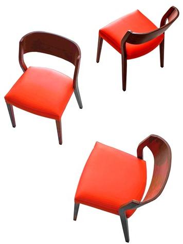 Sedex Высокий стул с обивкой Curvy sun-id-1392575 - Вид №1