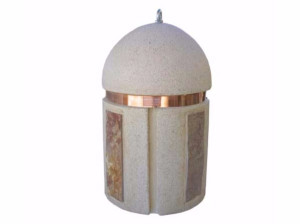 Восстановленный каменный фиксированный столбик