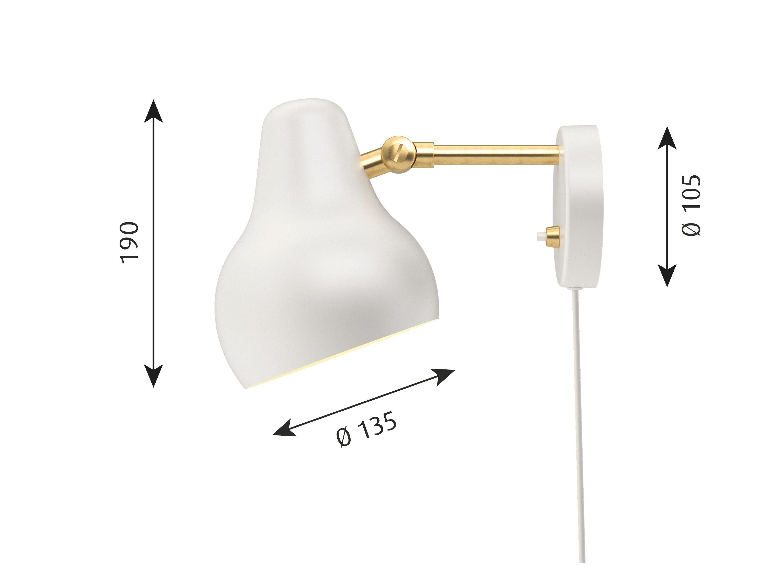 Алюминиевый регулируемый светодиодный настенный светильник Louis Poulsen VL38 ARCH-00127633 - Вид №3