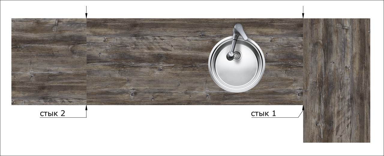 Столешницы для кухни - Орегонская сосна LIGRON LIST348 1237 - Вид №15