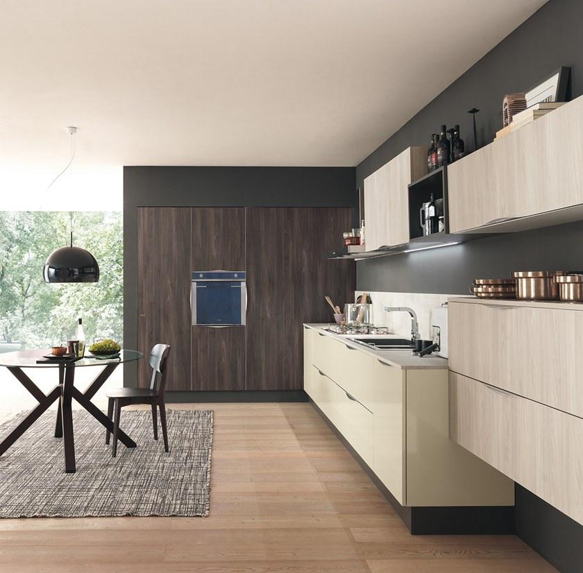 Febal Casa Линейная модульная кухня из ламината sun-id-1396606 - Вид №3