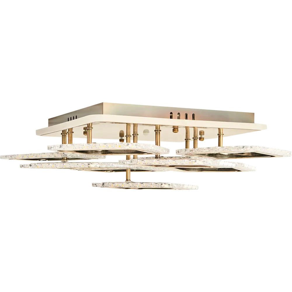 Люстра потолочная светодиодная Escada 10238/9LED с пультом управления, 26 м², регулируемый белый свет, цвет золотистый STLM-2038823 - Вид №6