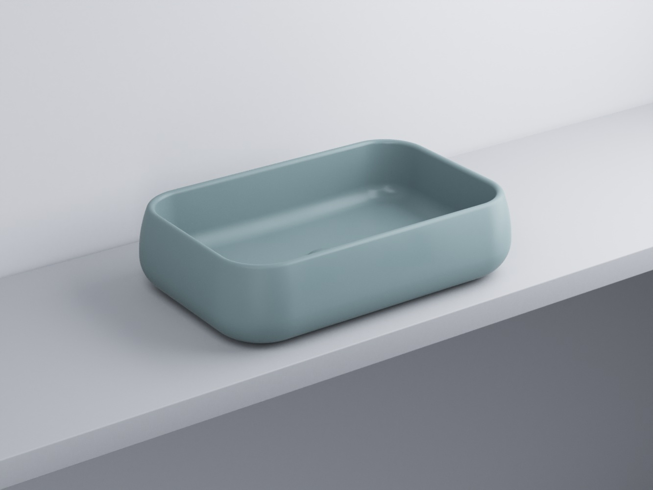 SHLAA60-PL Раковина накладная прямоугольная 60 cielo Shui Ceramica Cielo