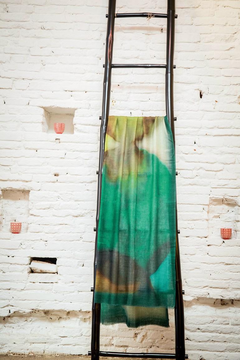 Élitis Набивной шелковый плед sun-id-1380069 - Вид №2