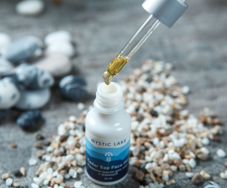 7225 Масло для лица с живицей "Cedar sap face oil" Вкусляндия  - Вид №1