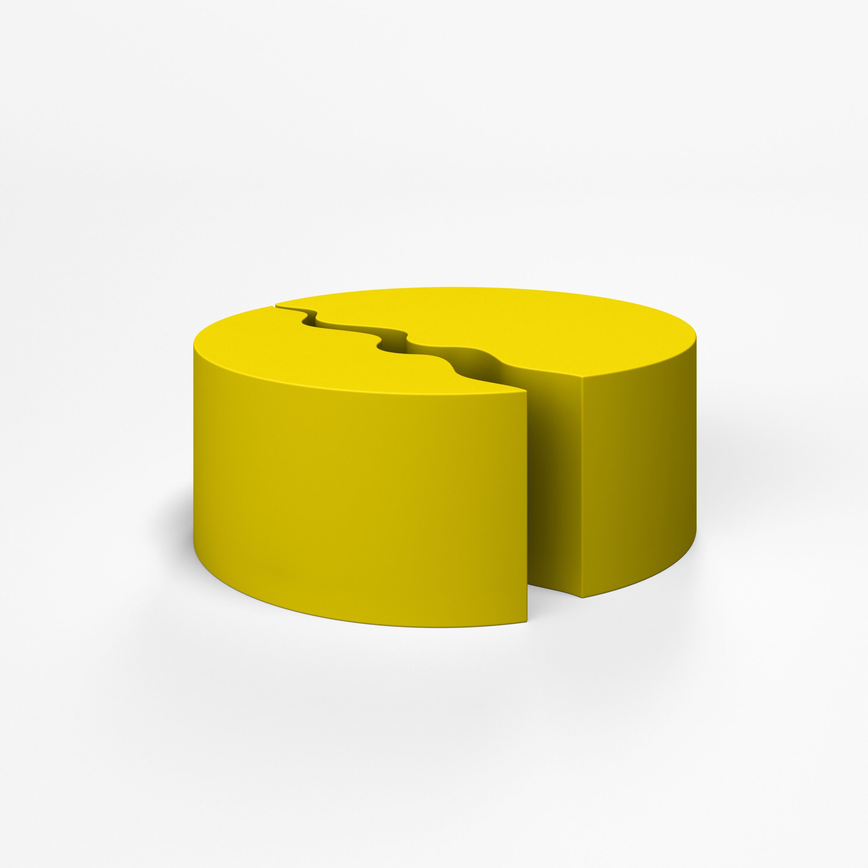 Круглый модульный пуф с пенопластовым покрытием SIXINCH DUAL ARCH-00096567 - Вид №8