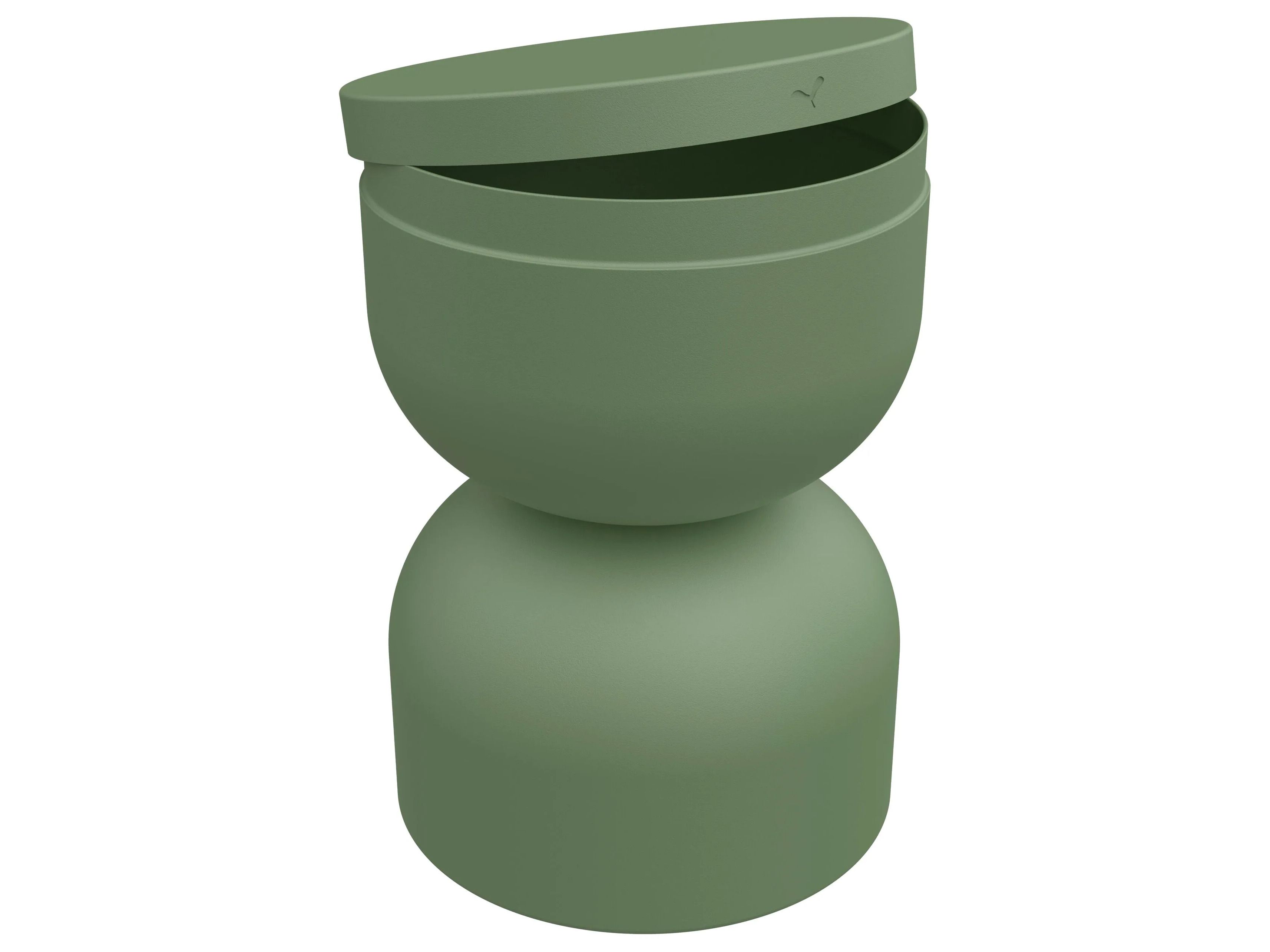 Алюминиевый журнальный столик с отсеком для хранения Fermob Piapolo ARCH-00027214