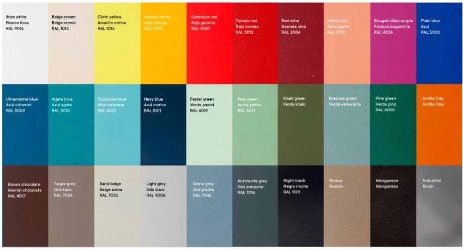 Штабелируемый садовый стул из оцинкованной стали с подлокотниками iSimar Anglet ARCH-00121173 - Вид №3