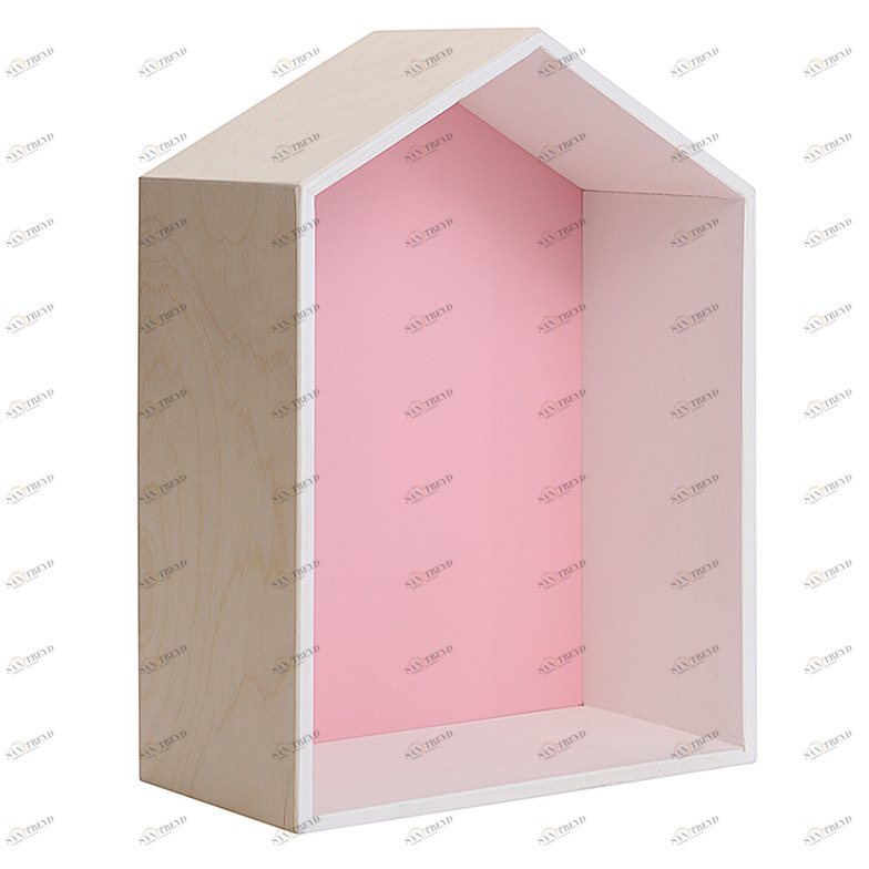 Полка-домик Porto розовый VAMVIGVAM  00-3830914 Розовый Santreyd 