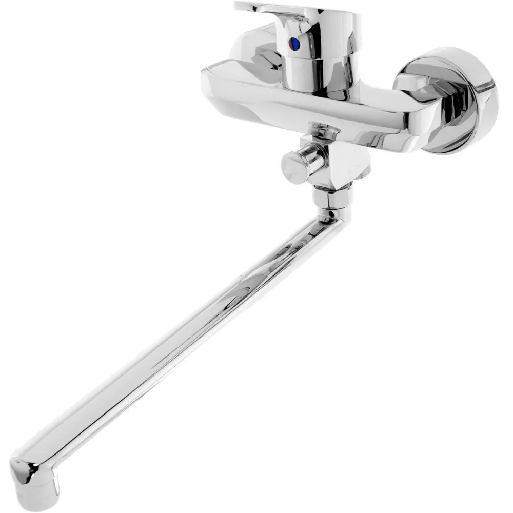 Смеситель для ванны Vidima Видима Форм, с длинным изливом, цвет хром Без серии STLM-2074064