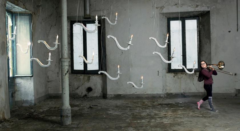 Karman Подвесной светильник из белой керамики Dejavu sun-id-1499092 - Вид №1