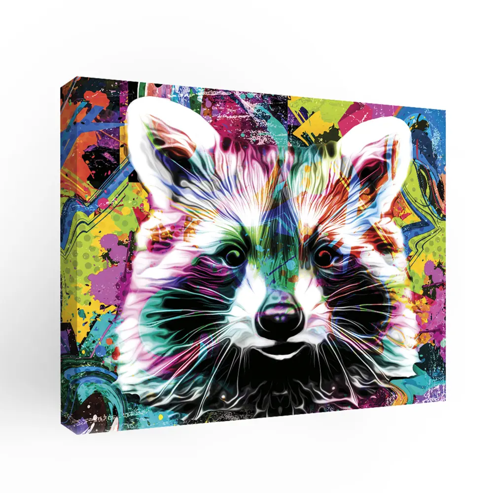 Santreyd Картина на холсте "Арт-енот" 40×50 см для современного интерьера 82887131 STLM-0037517 - Вид №1