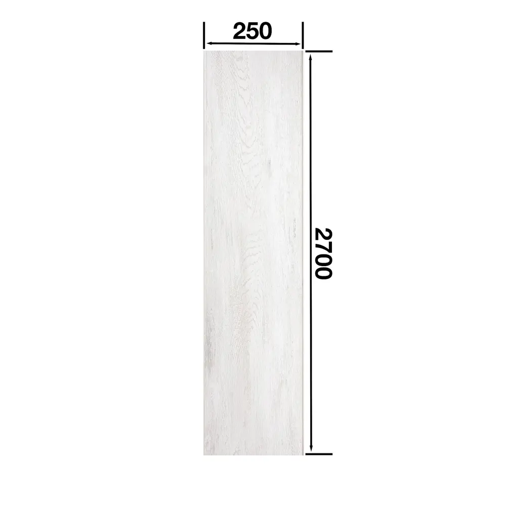 Панель ПВХ стеновая Ель Альпийская белая 8x250x2700 мм 89424594 DEKOR PANEL STLM-1566258 - Вид №5