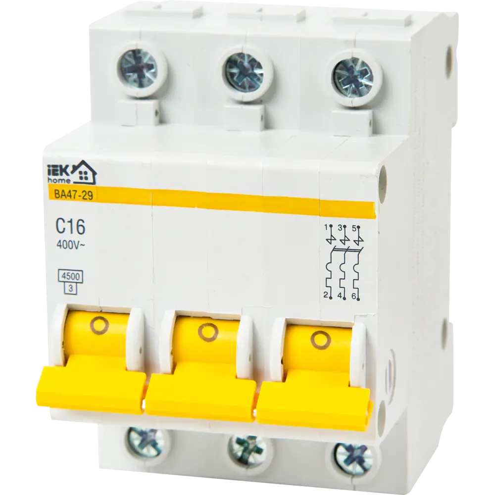 Автоматический выключатель IEK Home ВА47-29 для защиты электросетей 18072432 STLM-0009408