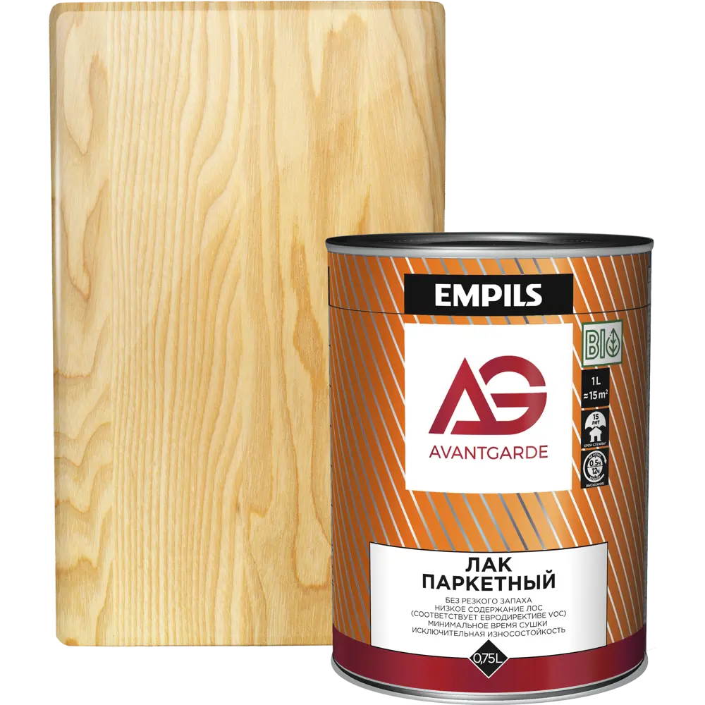 Лак паркетный AVANTGARDE для деревянных поверхностей 0.75 л 84439955 STLM-0050163