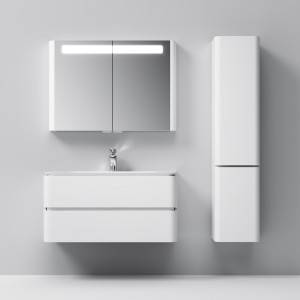 M30CHR0406WG Шкаф-колонна подвесной правый 40 см двери белый глянцевая шт AM.PM Sensation