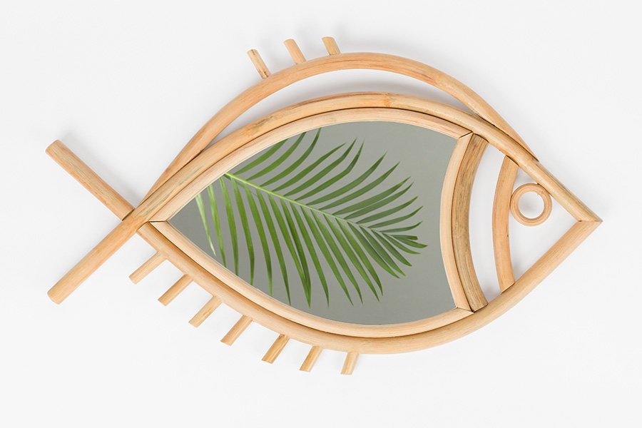 Зеркало настенное коричневое Tan-Tan XL DOIY ДИЗАЙНЕРСКИЕ 00-3880893 Коричневый  - Вид №4