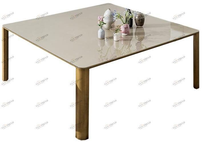 Sovet italia Квадратный стеклянный стол Kodo sun-id-1383496